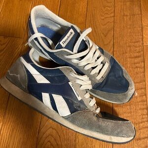 Reebok Men's Navy and Gray Athletic Shoes